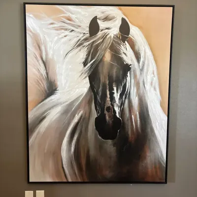 White Night by Sydney Edmunds Canvas Art