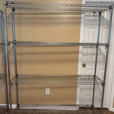 4 Tier Metal Shelving #1