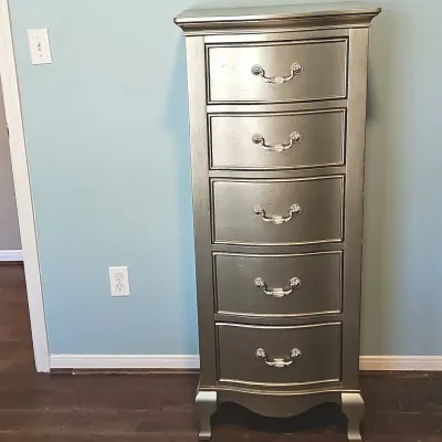 5 Drawers Tall Dresser 