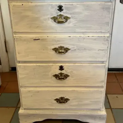 2 Drawer Side Table