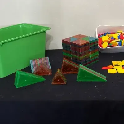 Magnetiles & Wooden Pattern Blocks 
