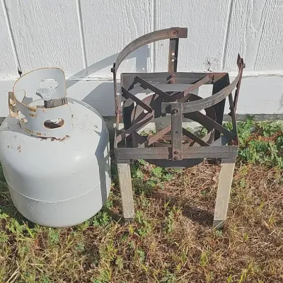 Propane Tank And Stand