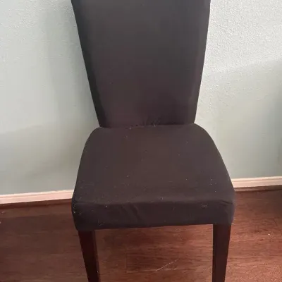 Black Fabric Chair