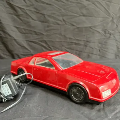 Vintage Kinyo Red Sports Car VHS Tape Rewinder