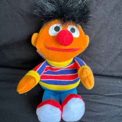Vintage 1997 Tyco Sesame Street Beans Ernie Plush Bean Bag