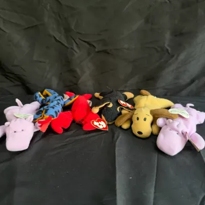 Vintage Ty Teenie Beanie Babies Lot (1990s McDonald’s Happy Meal Promos)