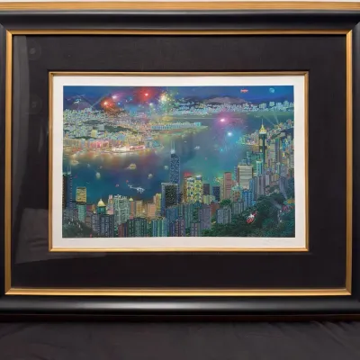 Hong Kong 2003 by artist Alexander Chen COA