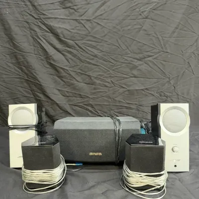 Vintage Set Of Speakers (7 Total)