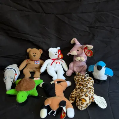 Vintage Ty Teenie Beanie Babies Plush Toy Lot of 8 – Rare Promotional Collection
