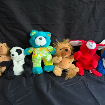 Vintage Ty Beanie Babies & Collectible Plush Toy Lot (6 Pcs)