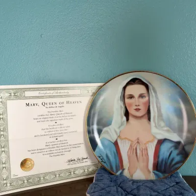 MARY, QUEEN OF HEAVEN by Arthur de Angelo Plate