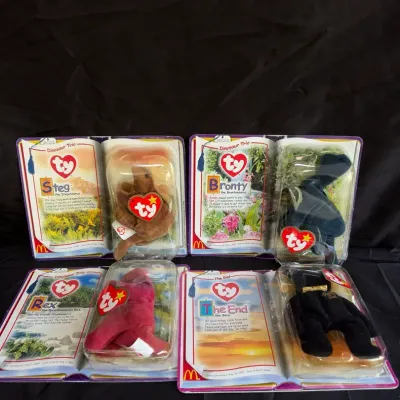 Vintage McDonald's Ty Teenie Beanie Babies (2000) – Set of 4 (NIP) 