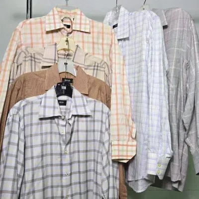 Hugo Boss & Ermenegildo Zegna Button-Up Shirts (6): Size S-M Men’s 