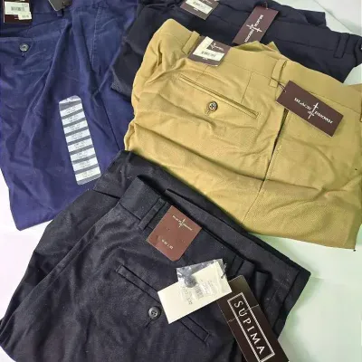 New with Tags Black Brown 1826 Men’s Dress Slacks (4), Size 33R, 33×32