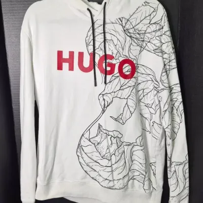 HUGO Hugo Boss Danimaux Graphic Pullover Hoodie: Size L