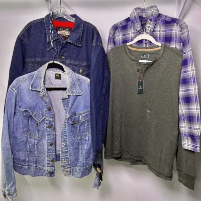 Lee, Guide Gear & More Shirts & Denim Jackets, Includes VTG & NWT (Men’s S-M)