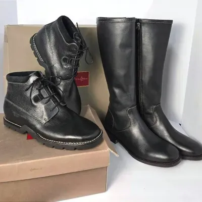Cole Haan Niagara & Daray Leather Boots with Boxes: Size 10.5-11 Women’s 