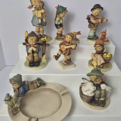 Hummel Figurines & Ashtray