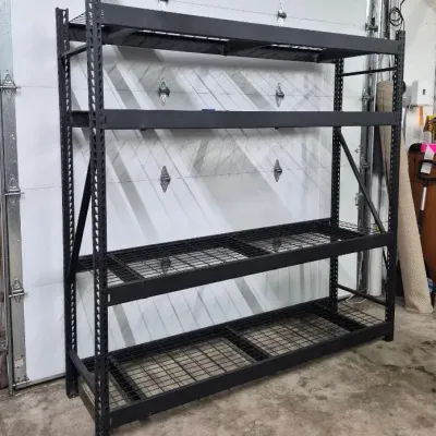 Metal Storage Shelf, 5 Shelves. 90x24x90" - Lot 3