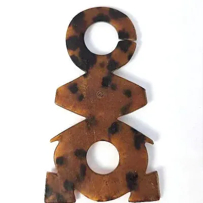 Pacific Island Nose Ornament 4"