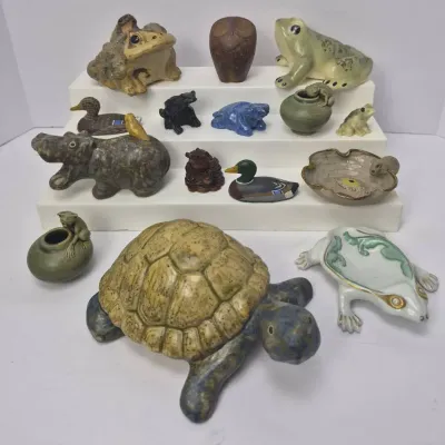 Vintage Frog Figurines & More