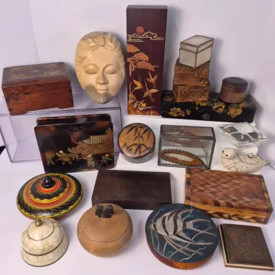 Trinket Box Collection - Wood, Crystal, Glass & More