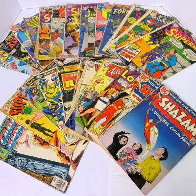 Vintage Silver & Bronze Age Comic Books - Superman, Captain America & More