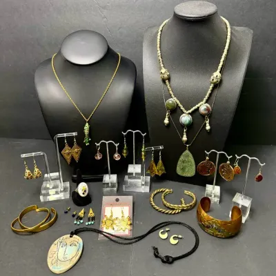 Sergio Lub, Rebaje, Lula & More Boho Jewelry: Enamel, Stone, Mixed Metals, Wood, Clay