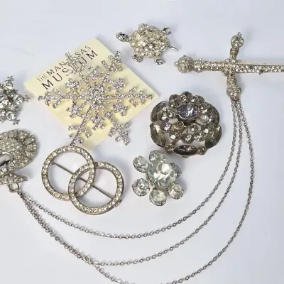 Vintage & Contemporary Rhinestone Brooches