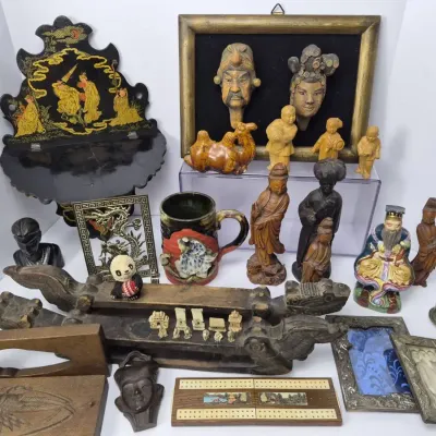 Asian Decor - Bookends, Wood Carvings & Figurines & More
