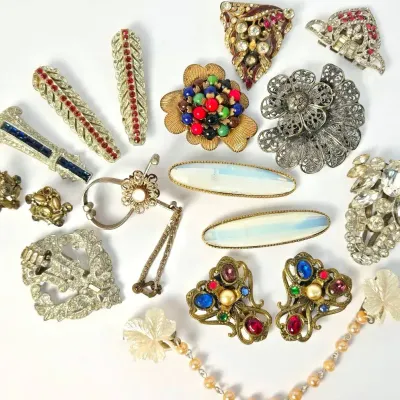 Vintage Dress Clips & More