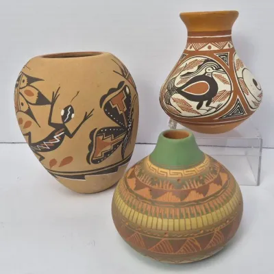 L Smith Navajo Pot & More Southwestern Native American Pots