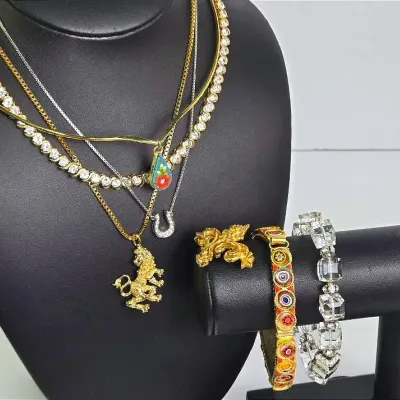 Swarovski, Nadiri, Sterling Silver, Micro Mosaic, Vintage Monet Necklaces And Bracelets