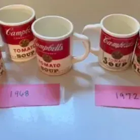 1968 & 1972 Campbell Soup Mugs