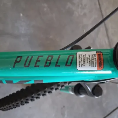 Sale Photo Thumbnail #21: NISHIKI PUEBLO WOMEN'S MOUNTAIN BIKE AND WALL HANGING MOUNT
- FRAME SIZE: 15" SMALL (FITS 5'3" - 5'7")
- WHEEL SIZE: 26 INCH
- SHIMANO REVOSHIFT 7-SPEED SHIFTERS
- GREEN/TEAL GRADIENT FRAME
- GOOD CONDITION WITH MINOR SIGN OF USE
- AND MORE