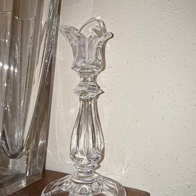 Sale Photo Thumbnail #1004: Gorham Viscount Crystal Candlestick