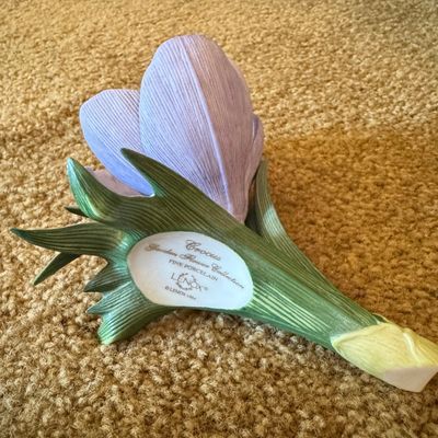 Sale Photo Thumbnail #679: Lenox Garden Flower Collection Crocus Figurine