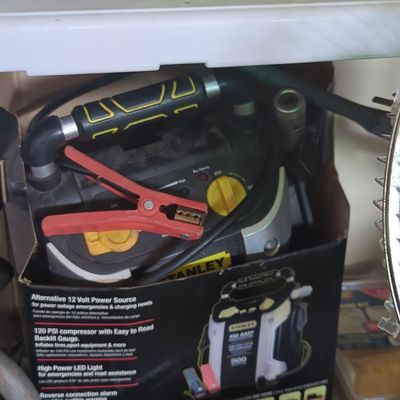 Sale Photo Thumbnail #445: Stanley 450 Amp Jump Starter with Compressor