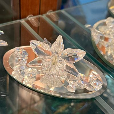 Sale Photo Thumbnail #494: Swarovski Crystal Orchid Figurine