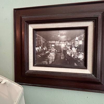 Sale Photo Thumbnail #553: Vintage General Store Photograph in Wood Frame