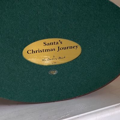Sale Photo Thumbnail #920: Danbury Mint Santa's Christmas Journey Figurine
