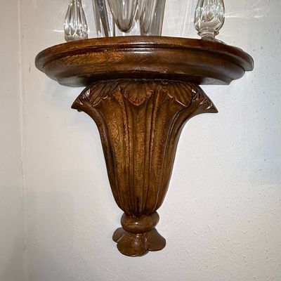 Sale Photo Thumbnail #251: Carved Wood Wall Bracket