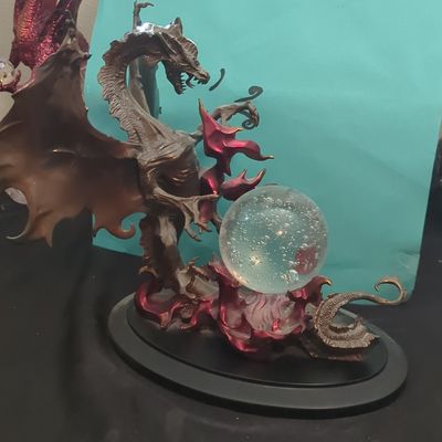 Sale Photo Thumbnail #173: The Dragon of Destiny Crystal Ball by Julie Bell