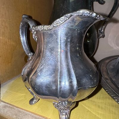 Sale Photo Thumbnail #893: Silver-Plated Creamer Pitcher