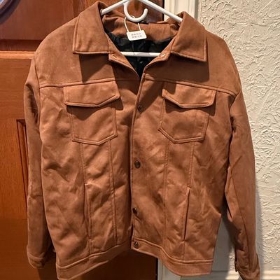 Sale Photo Thumbnail #874: Faux Suede Trucker Jacket