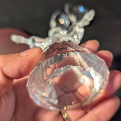 Sale Photo Thumbnail #559: Swarovski Crystal Angel Figurine (Cheerful Times Series)