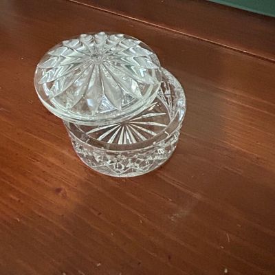 Sale Photo Thumbnail #615: Vintage Waterford crystal Vanity Jar