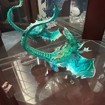 Sale Photo Thumbnail #328: Ebros Gift Large Aqua Elemental Water Dragon Statue