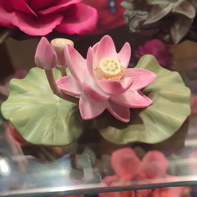 Sale Photo Thumbnail #646: Lenox Sacred Lotus Fine Porcelain Figurine