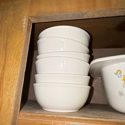 Sale Photo Thumbnail #1026: Corelle Livingware Winter Frost White Cereal Bowls
